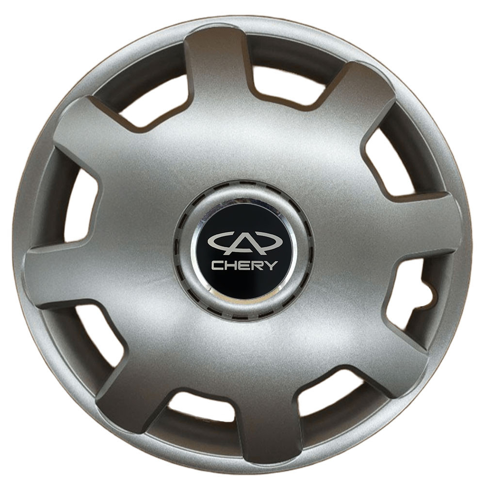Автомобильные модельные колпаки R13 Chery 105 4шт, SJS, серебристые Киев - изображение 1