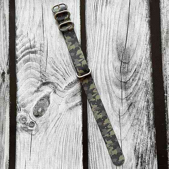 Ремешок Nato Camo A Tacs 20 мм SBR Киев