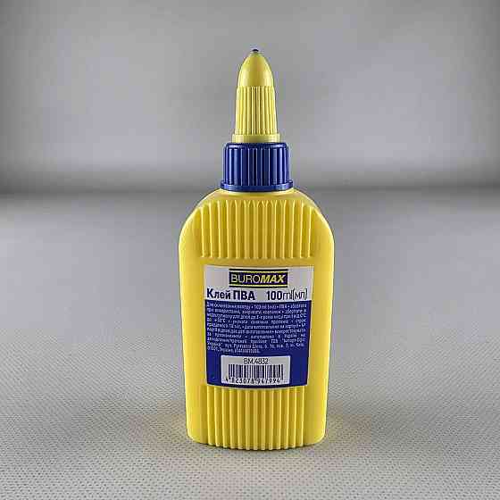 Клей ПВА Buromaxt 100 мл ковпачок-дозатор BM4832 (1 шт) Харьков