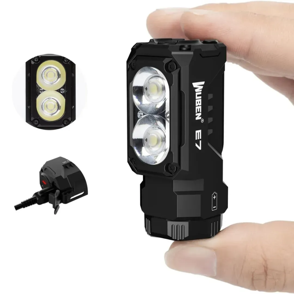 Налобный фонарь Wuben E7 с повязкой Wuben P1 и магнитной крышкой Винница - изображение 4