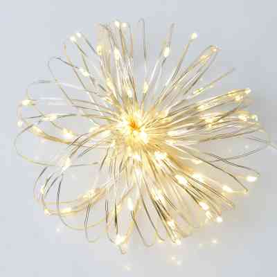 Гірлянда YES! Fun Нитка на мідному дроті 100 LED Тепло-біла 10 м Статична USB (975035) Вінниця