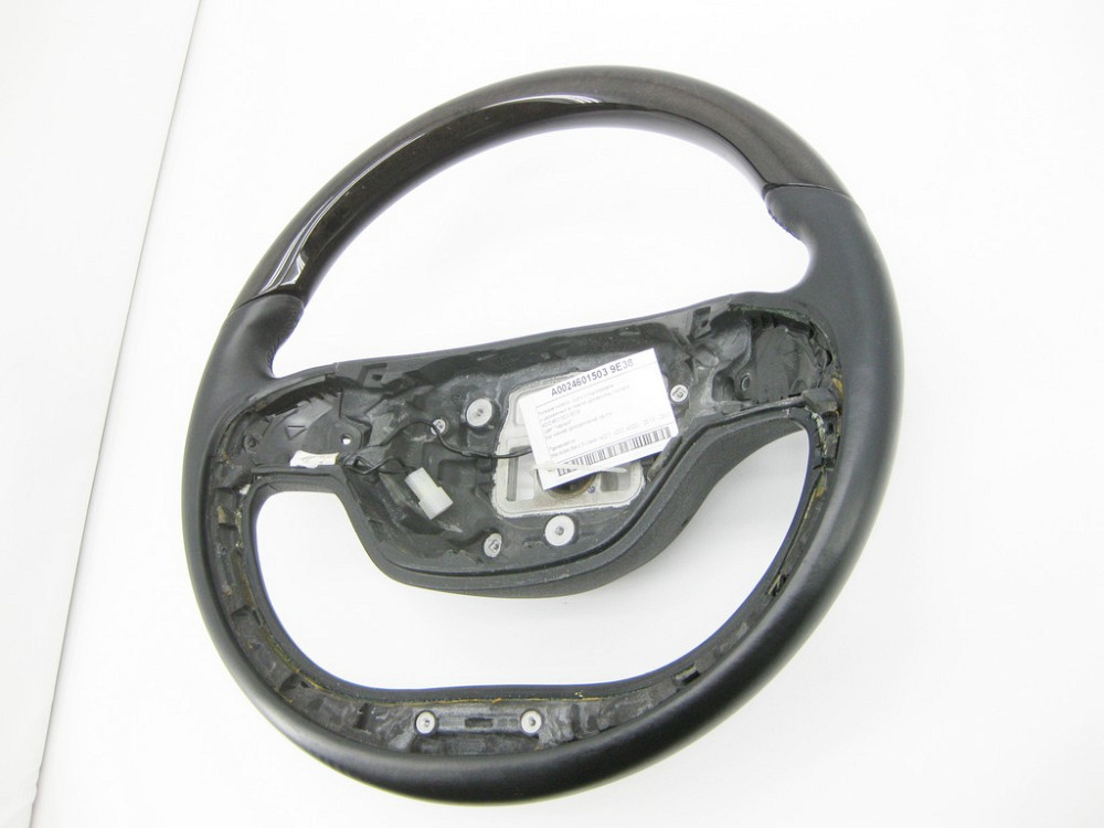 Mercedes-Benz  A0024601503 9E38 Рульове колесо - кермо чорне з підігрівом та дерев'яною вставкою S-Class W222 Одеса - фото 2