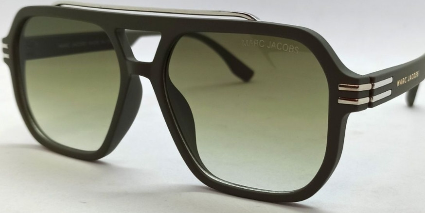 Брендовые классические мужские очки зеленый градиент в зелёной оправе. Киев - изображение 8