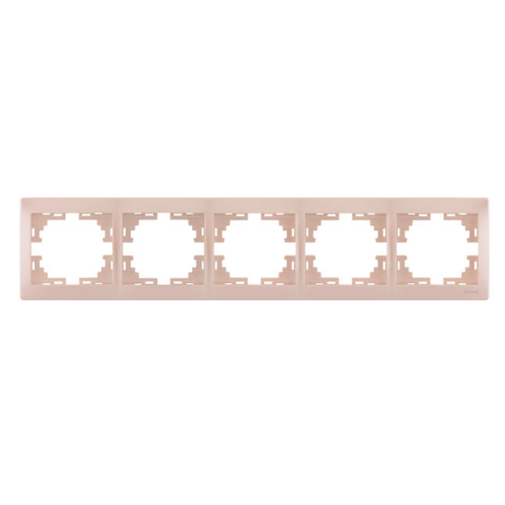 MIRA перлинно-білий перламутр Рамка горизонтальна 5-а без вставки Лезард Житомир - изображение 1