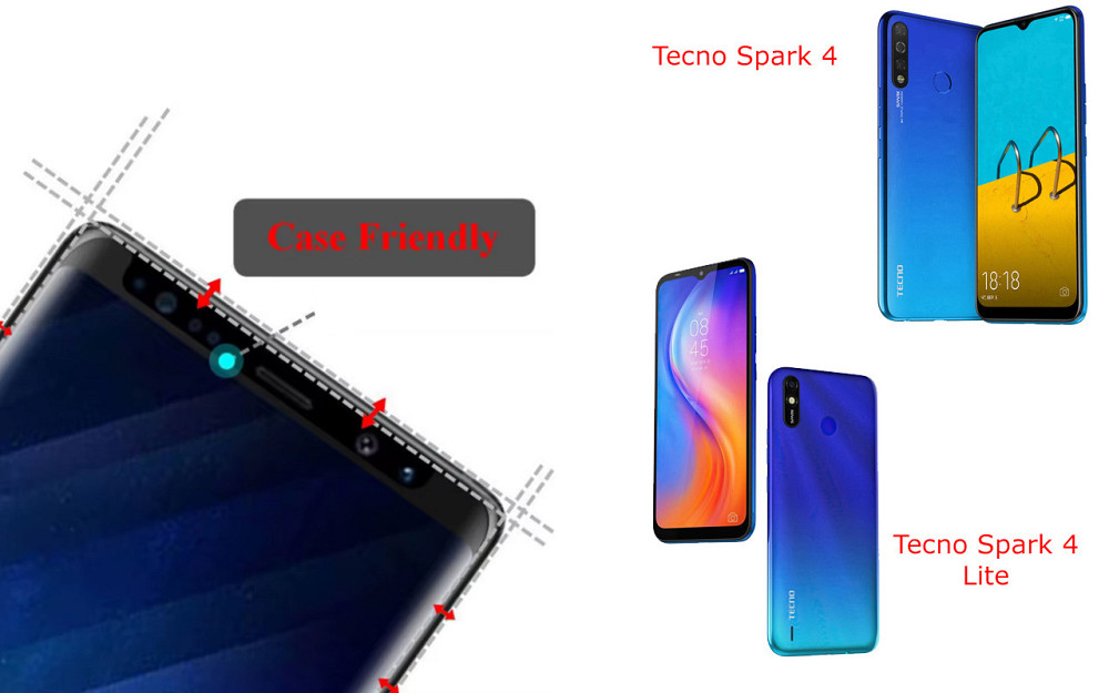 Захисне скло HyperGlass Pro для Tecno Spark 4 (KC2), Spark 4 Lite (BB4k) – максимальна чутливість та захист Київ - фото 4