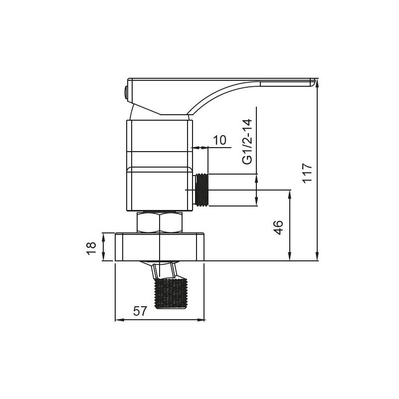 Змішувач для душу Koer KB-30010-01    ( KR3486 ) 21059 Харьков - изображение 2
