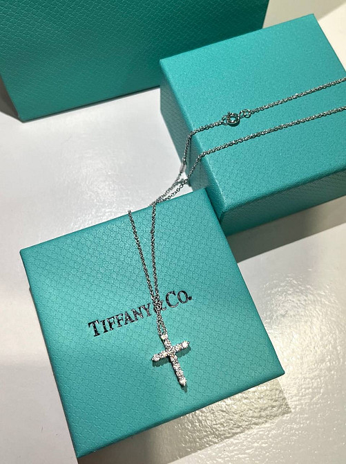 Хрестик Тіффані Срібло 925 Гравірування Tiffany Одеса - фото 2