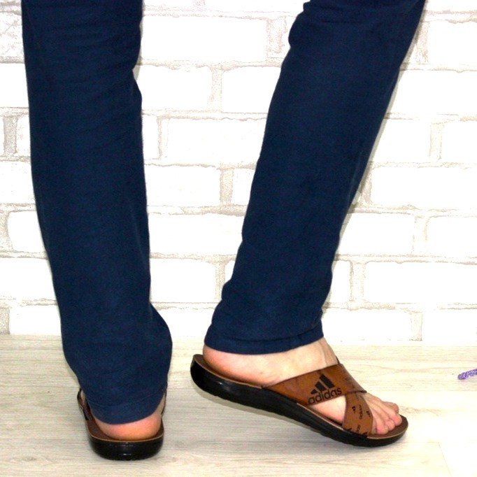 Чоловічі Шльопанці капці Adidas Сланці Руді Адідас ( розміри: 40,41,42,43,44,45) Дніпро - фото 6