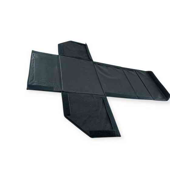 Сумка - органайзер у багажник шкірзам 400х300х300мм M червоний ромб тиснений на липучках Мукачево