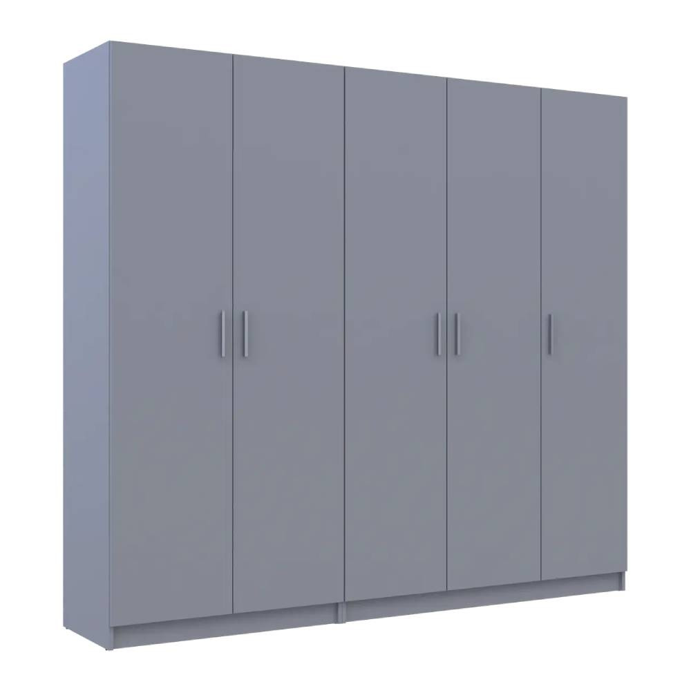 Шафа для одягу Doros Промо Сірий 2+3 ДСП 225х48х204 DRS-011628 (80737767) Дніпро - фото 6