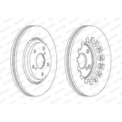 Гальмівний диск FERODO DDF2268C Вінниця