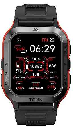 СМАРТ - Часы Тактические: Kospet Tank M2 Red. Киев