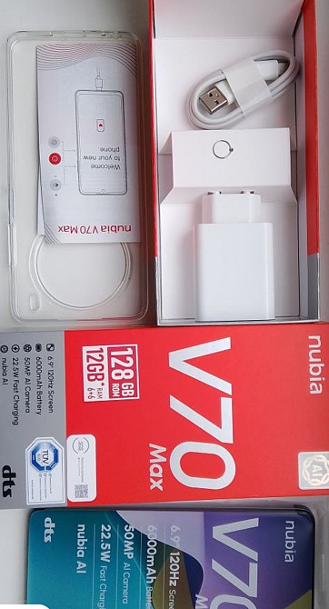 Ударостійкий монстр автономності Nubia V70 MAX захист IP54 6000 мА·год Київ - фото 2