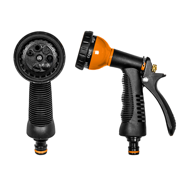 Пістолет-розпилювач регульований металевий 7 режимів ECO-KT615 BRADAS Польща Київ - фото 1