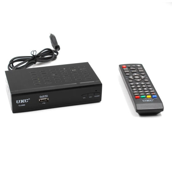 Тюнер Т2 DVB-T2 0968 Metal з підтримкою Wi-Fi та дисплеєм (HDMI, RCA, USB, медіаплеєр, пульт ДУ, Full HD) Одеса
