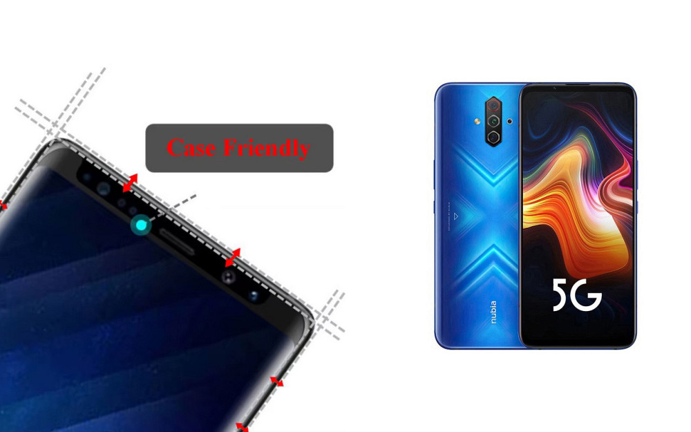 Захисне скло HyperGlass Pro для ZTE Nubia Play 5G – максимальна чутливість та захист Київ - фото 4