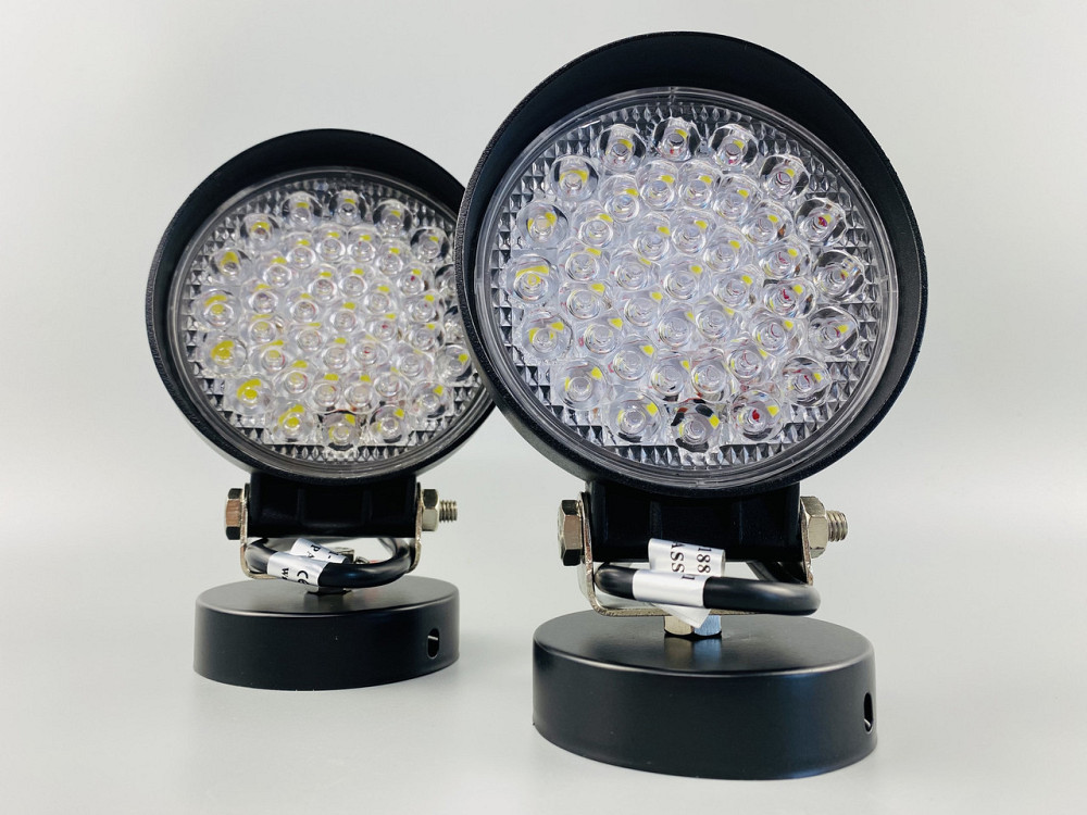 Фара кругла 123W (41 led діод) IP67, 114 ммx114 ммх32 мм Мукачево - фото 2