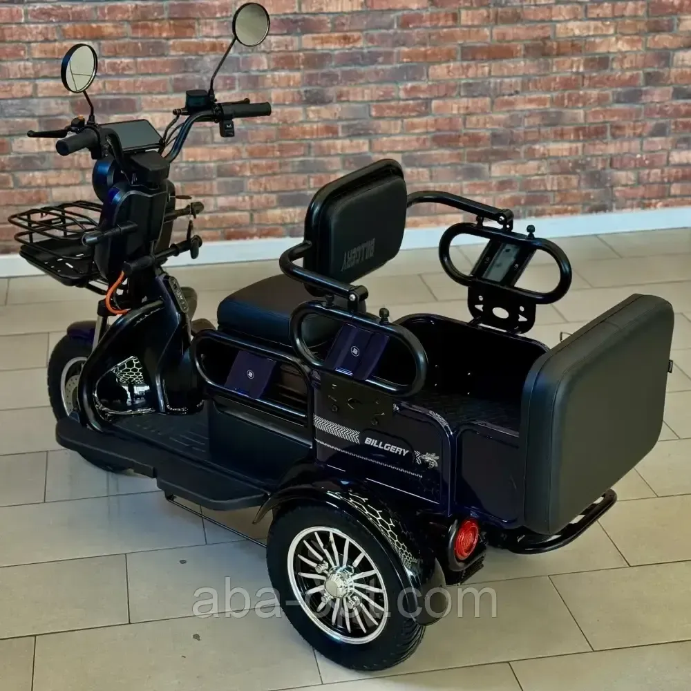 Електротрицикл з кузовом ID PROTEX S 1500W-72V-20Ah LiFePO4 шини 10«/10» купити дешево в Україні Одеса - фото 3