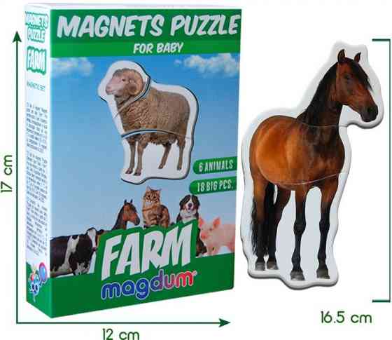 Магнитные пазлы Magdum 