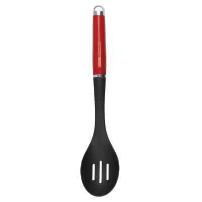 Ложка кухарська KitchenAid Coreline для сервіровки з прорізами, 35,3 см, червона (KAG004OHERE) Вінниця
