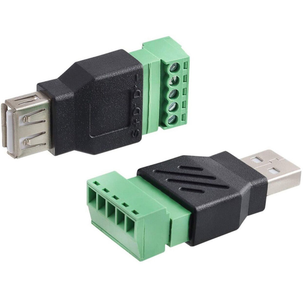 Адаптер USB 2.0 Type-A на клемники 5pin для проводів Київ - фото 3