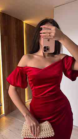 Женское бархатное платье Одесса