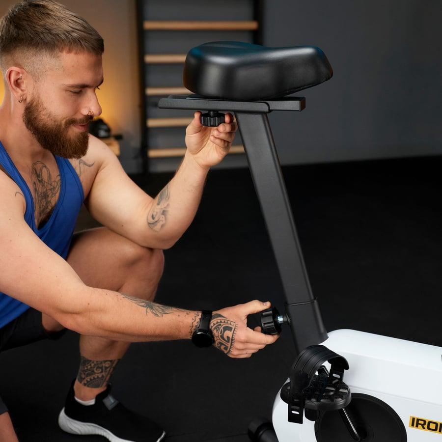 Велотренажер Trex Sport TX-500MB IRON магнитный белый Киев - изображение 4