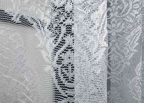 Тюль VR-Textil 1320т Корона Жакард Білий 300х150 см (42-0037) Київ