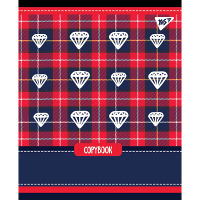 Зошит Yes А5 Tartan Fun 12 аркушів лінія (765176) Вінниця - фото 4