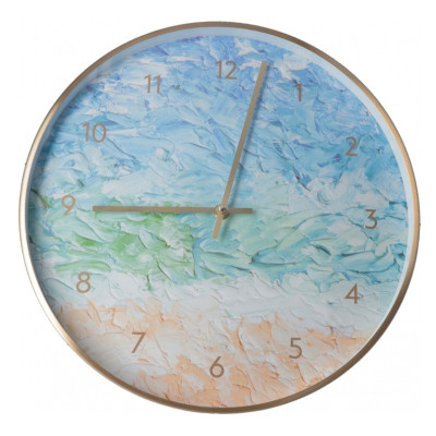 Настінний годинник Optima Sea металевий, блакитний (O52094) Вінниця - фото 1