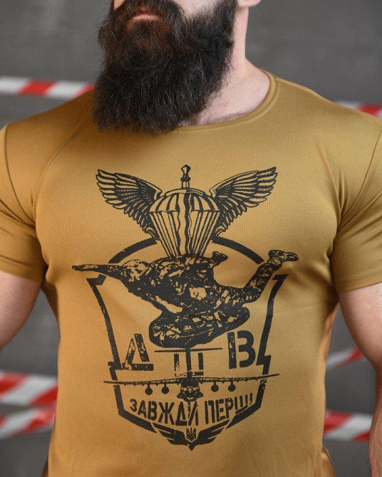 Тактична вологовідвідна футболка SABUR дшв кайот ВТ6734 Одеса - фото 4