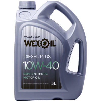 Моторна олива WEXOIL Diesel Plus 10w40 5л (WEXOIL_62569) Вінниця - фото 1