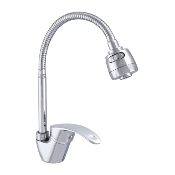 Змішувач для кухні Zerix YUB 135 з рефлективний виливом   ( ZX2948 ) 26037 Харків