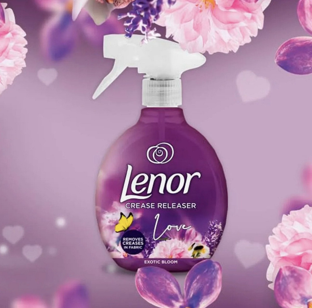 Спрей для розгладження складок на одязі Lenor Crease Releaser Exotic Bloom 500мл Виноградов - изображение 2