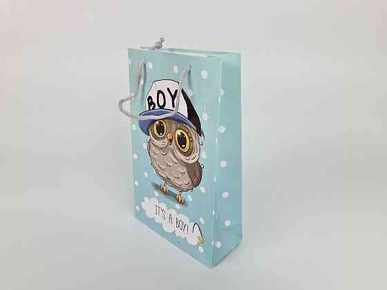 Бумажный пакет подарочный Средний 17/26/8 (артSV-125) (12 шт) Харьков