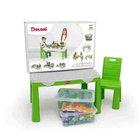 Стол Играем и изучаемся стул, конструктор арт.04660/2 ТМ DOLONI Киев