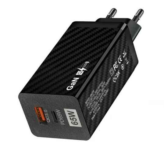Зарядний пристрій GaN BK378 USB Type-C 65W Мережевий адаптер Вінниця