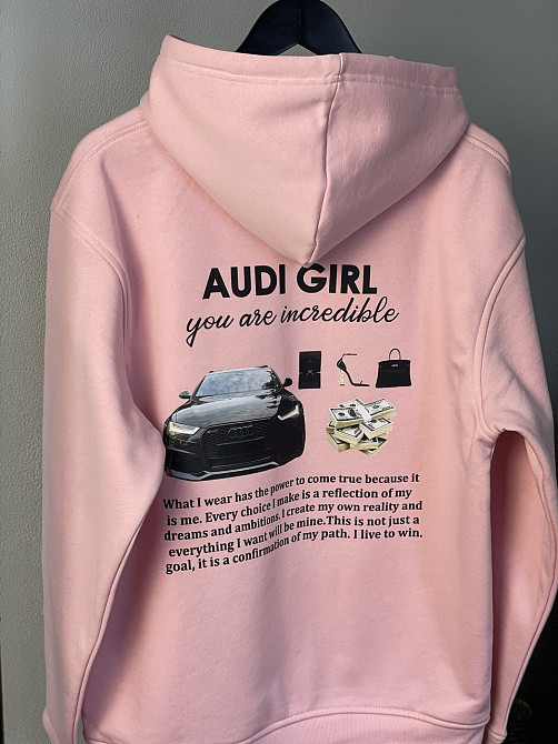 Худі жіноче “Audi Girl” з принтом Чернівці - фото 3