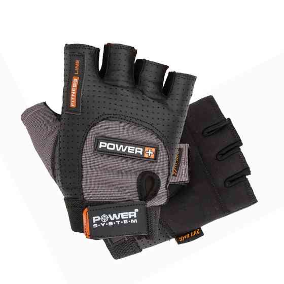 Рукавички для фітнесу Power System PS-2500 Power Plus Black/Grey XXL Луцк