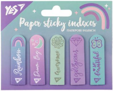 Індекси паперові "Yes" Glamour 5*20 арк. 100 шт, 170390, шт Київ - фото 1