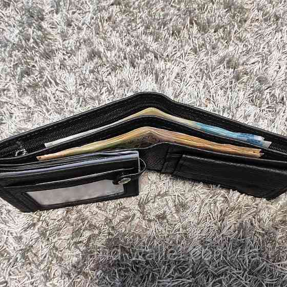 Чоловічий шкіряний портмоне з відділом для документів ST Leather Київ