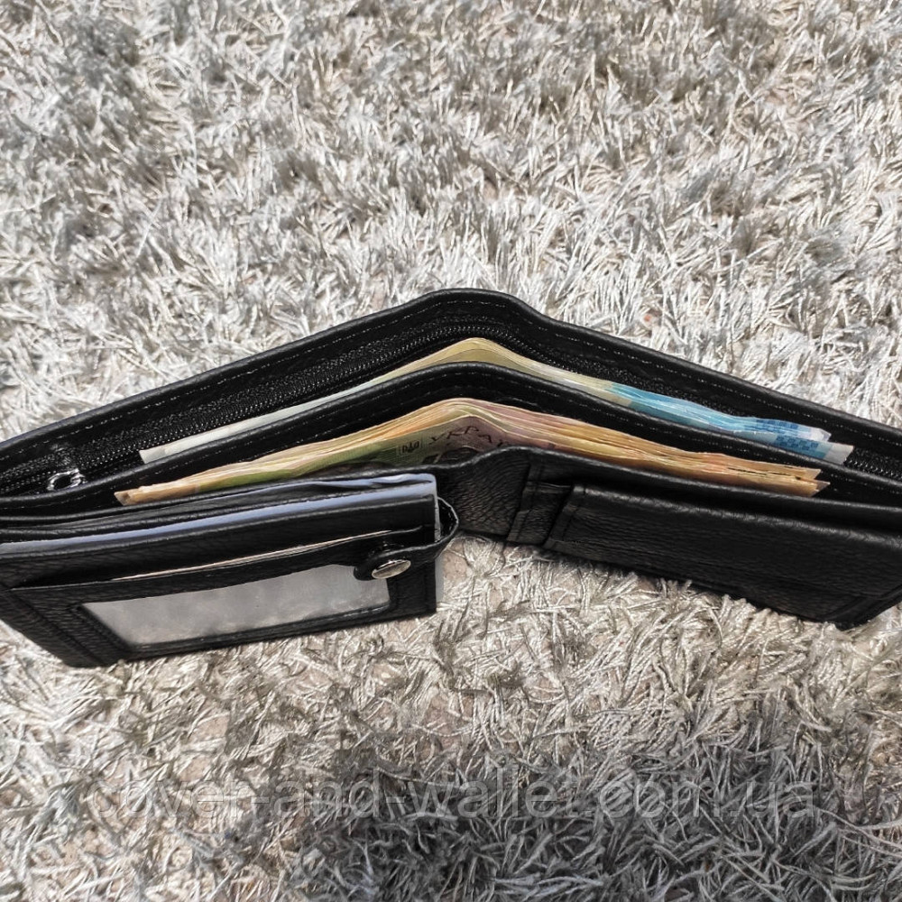 Мужской кожаный портмоне с отделом для документов ST Leather Киев - изображение 4