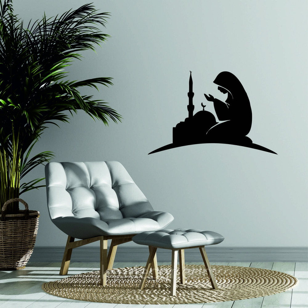 Декоративне настінне Панно «Іслам» Декор на стіну 90*58 см, Чорний Київ - фото 6