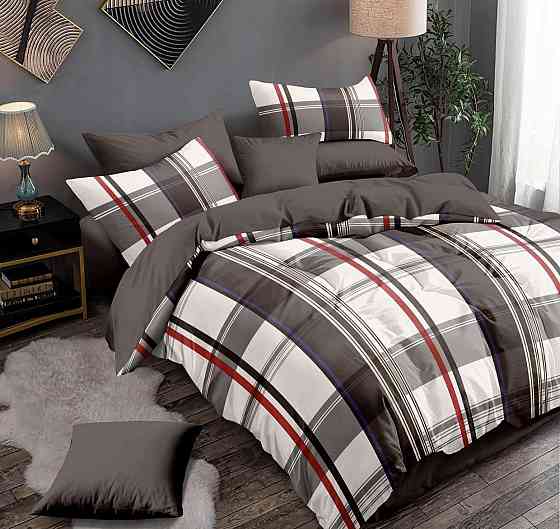 Ecotton Комплект постільної білизни Ecotton двоспальний Сімейний 150х215 см коричневий (23925) Коломия