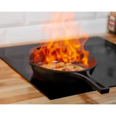 Сковорода Brizoll Monolith чавунна з литою ручкою 240х60 мм (M2460P) Вінниця - фото 6