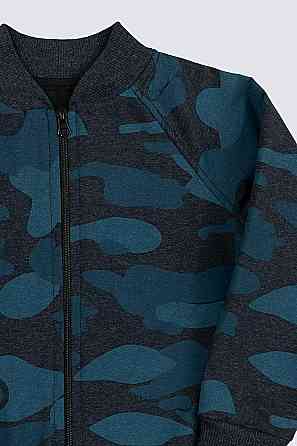 Бомбер дитячий, камуфляж темно-синій топ Крохатушка одяг Київ