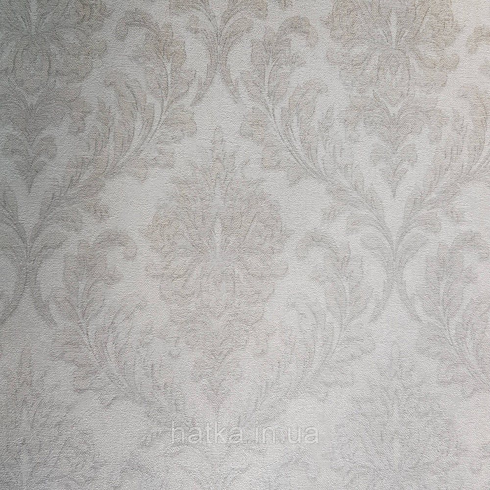 Обои виниловые на флизелине Rasch Raymond вензель структурный серебристый на белом 957044 Киев - изображение 4