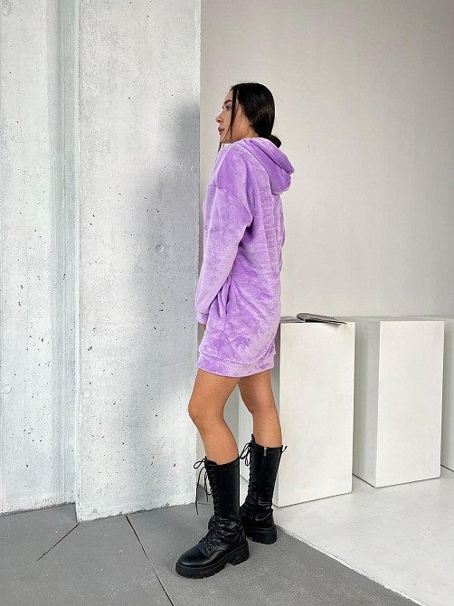 Жіноча подовжена туніка сукня тепла. Махра Київ - фото 2