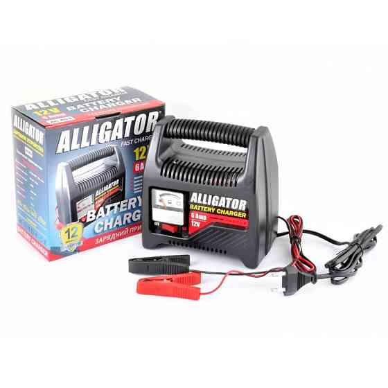 Зарядний пристрій АКБ Alligator 6/12В 80А·год 6А (AC803) Львів