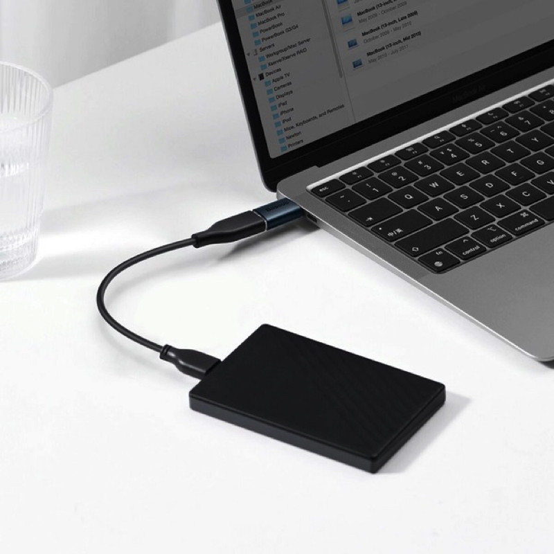 Адаптер Baseus Mini OTG Type-C на USB-A 3.1 Синій Київ - фото 2